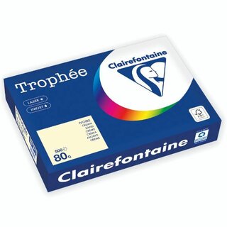 Farbpapier - Trophee - 1871C - A4 - 80 g/m - matt  - elfenbein - 500 Blatt