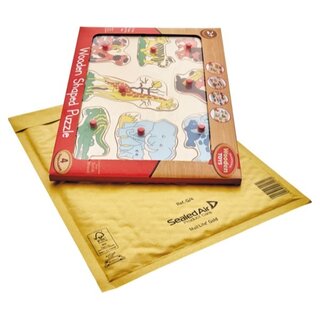 Luftpolstertaschen Mail Lite G/4 Innenmae: 230x330mm goldgelb 50St