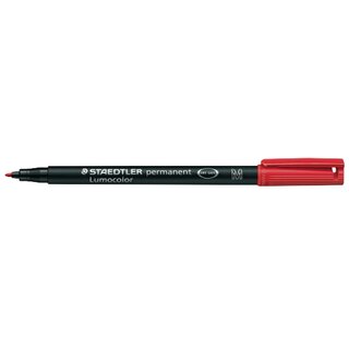 OHP-Stift Staedtler Lumocolor 317M, wasserfest, Strichstrke: 1,0mm, rot