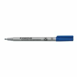 OHP-Stift Staedtler Lumocolor 315M, wasserlslich, Strichstrke: 1,0mm, blau