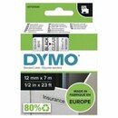 Schriftband Dymo D1 45010, Breite: 12mm, schwarz auf...