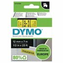 Schriftband Dymo D1 45018, Breite: 12mm, schwarz auf gelb