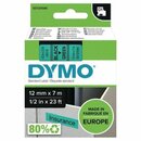 Schriftband Dymo D1 45019, Breite: 12mm, schwarz auf grn