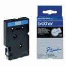 Schriftband Brother TC203, Breite: 12mm, laminiert, blau...