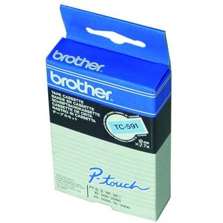 Schriftband Brother TC501, Breite: 12mm, laminiert,...
