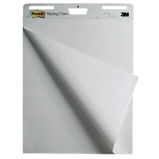 Flipchartblock Post-it Super Sticky MC559, 63,5x77,5cm, 2 Stck  30 Blatt, wei