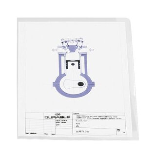 Sichthllen Durable 2337, A4, PP, Strke: 0,12mm, genarbt, 100 Stck