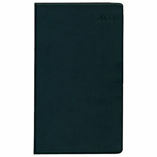 Zettler Taschenkalender 530, 1M/2S, Softcover, 9,5 x 17cm, schwarz, 2026