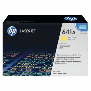 Toner HP C9722A, Reichweite: 8.000 Seiten, gelb