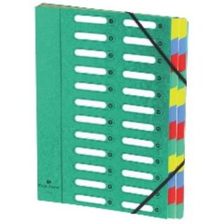 Ordnungsmappe Exacompta 5324E Harmonika, 24 Fächer, mit...