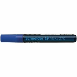 Lackmarker Schneider Maxx 270, Rundspitze, Strichstrke: 1-3mm, blau