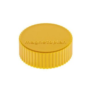 Haftmagnet Magnetoplan 16600, Durchmesser: 34mm, gelb, 10...