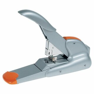 Rapid Blockhefter Duax, bis 170 Blatt, silber/orange