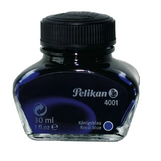 Tinte Pelikan 4001 301010, Inhalt: 30ml, knigsblau