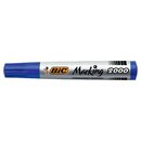 BIC 2000 Perm. Marker Rundspitze Blau