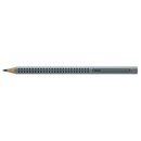 Bleistift Faber-Castell 111900, Jumbo, B, silbergrau...