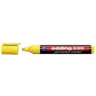 Permanentmarker edding 330, Keilspitze, Strichstärke:...