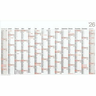 Bühner Plakatkalender ALPHA PO14, 14M/1S, Karton, 139 x...
