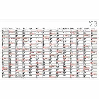 B�hner Plakatkalender LAMBDA K14, 14 M/1 S, 114 x 68,5 cm, 2027