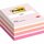 Haftnotiz-Würfel 3M Post-it 2028P, 76x76mm, 450 Blatt, pink/weiß