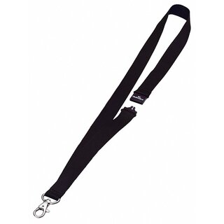 Textilband Durable 8137-01, mit Sicherheitsverschluss, 44cm, schwarz, 10 Stck