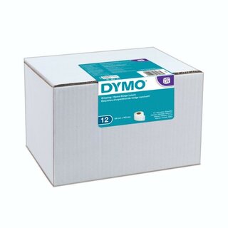 Rollenetiketten Dymo S0722420, 101x54mm, wei, 12 Rollen/260 Etiketten