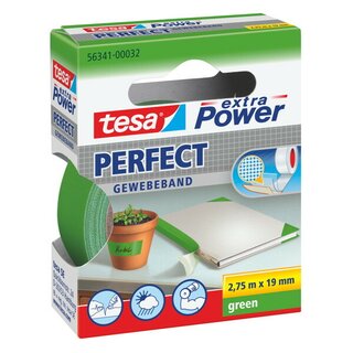 Gewebeband Tesa extra Power 56341, 19mm x 2,75m, grün