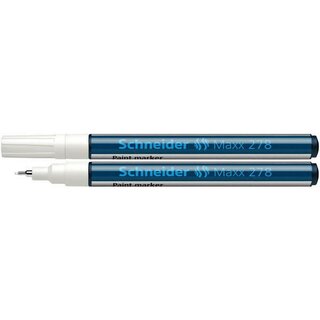 Lackmarker Schneider Maxx 278, Rundspitze, Strichstärke:...