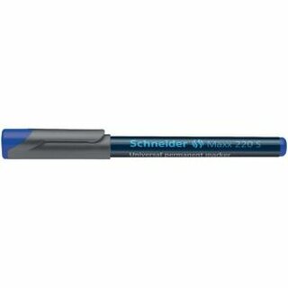 OHP-Stift Schneider Maxx 220 S, wasserfest, Strichstrke: 0,4mm, blau