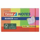 tesa Haftnotiz Marker Notes neon 56691-00000-01, 4 x 50...
