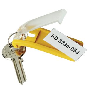 Schlüsselanhänger Durable Key Clip farbig sortiert 6 Stück