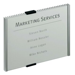 Trschild Durable Info Sign 4805, 210 x 148,5mm, Aluminium, silber