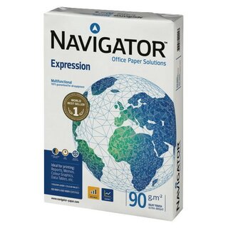 Inkjetpapier Navigator Expression, A4, 90g, weiß, 500 Blatt