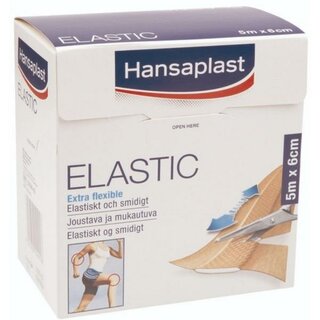 Söhngen 10009227 ELASTIC Pflaster, 6 cm x 5 m, hautfarben