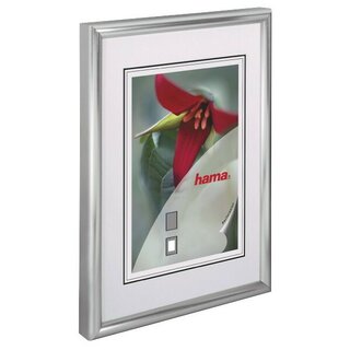 Bilderrahmen Hama 66440, Sevilla, 50 x 70cm (Bildformat: 30 x 45cm), silber matt