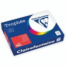 Kopierpapier Trophee 1004, A4, 160g, korallenrot, 250 Blatt