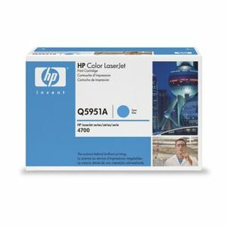 Toner HP Q5951A, Reichweite: 10.000 Seiten, cyan