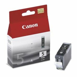 Tintenpatrone Canon 0628B001 - PGI-5BK, Reichweite: 360 Seiten, schwarz