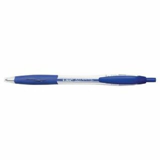 Kugelschreiber BIC Atlantis, Druckmechanik, Strichstärke 0,4mm, blau