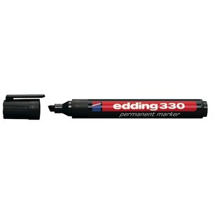 Permanentmarker edding 330, Keilspitze, Strichstärke:...