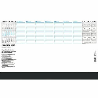 Zettler Schreibunterlage 102, 60 x 37cm, Jahres�bersicht, 52 Blatt, 2027