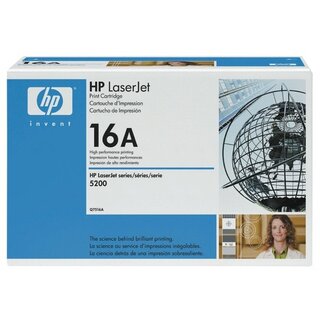 Toner HP Q7516A, Reichweite: 12.000 Seiten, schwarz