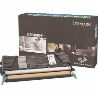 Toner Lexmark C5240KH, Reichweite: 8.000 Seiten, schwarz
