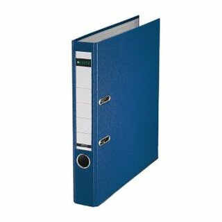 Ordner Leitz 1015, PP-kaschiert, A4, Rckenbreite: 52mm, blau