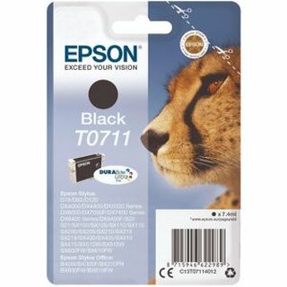 Epson Tinte T0711 DURABrite Ultra schwarz ca.245 S 7,4ml