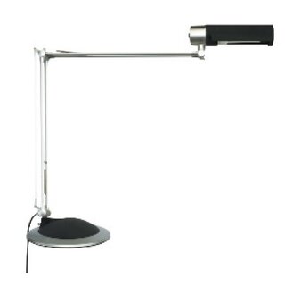 Tischleuchte MAULoffice 82150-95 mit Energiesparlampe silber