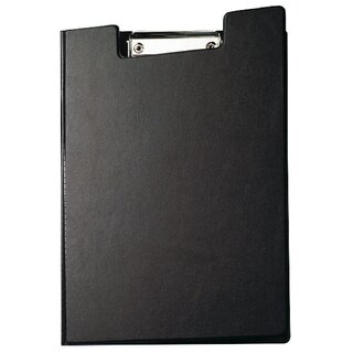 Blockmappe Maul 23392, A4, mit Bügelklemme + Tasche, schwarz