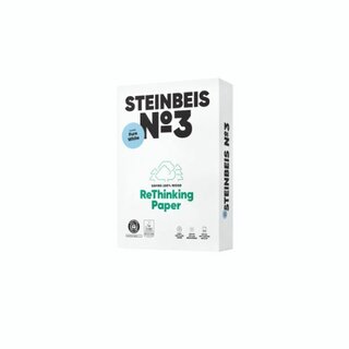 Kopierpapier Recycling Steinbeis No. 3, A3, 80g, 90er-Weie, 500 Blatt