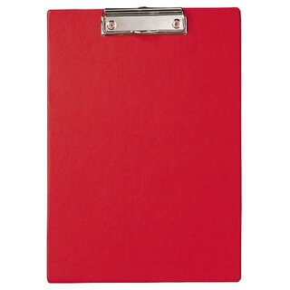 Klemmbrett Maul 23352, A4, folienüberzogener Karton, rot