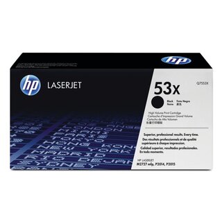 Toner HP Q7553X, Reichweite: 7.000 Seiten, schwarz